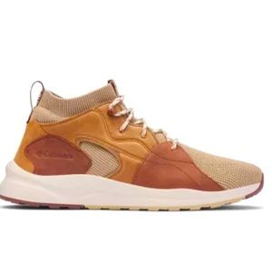 Columbia sneakers /hiking shoes. Waterproof. Tan color. Size 8.5 women. 7.5 men.